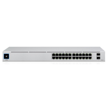 Switch UBIQUITI USW-24-POE Type L2 Desktop/pedestal Rack 24x10Base-T / 100Base-TX / 1000Base-T 2xSFP PoE ports 24 32 Watts USW-24-POE