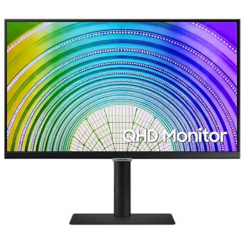 LCD Monitor SAMSUNG S24A600U 24" Panel IPS 2560x1440 16:9 75Hz 5 ms Swivel Pivot Height adjustable Tilt Colour Black LS24A600UCUXEN