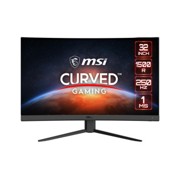 LCD Monitor MSI G32C4X 31.5" Gaming/Curved Panel VA 1920x1080 16:9 250Hz Matte 1 ms Tilt Colour Black G32C4X