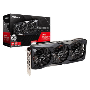 Graphics Card ASROCK AMD Radeon RX 6750 XT 12 GB GDDR6 192 bit PCIE 4.0 16x GPU 2235 MHz 1xHDMI 3xDisplayPort RX6750XTCLP12GO