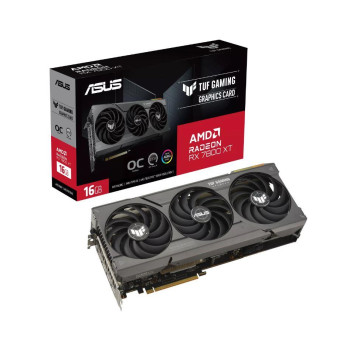 Graphics Card ASUS AMD Radeon RX 7800 XT 16 GB GDDR6 256 bit PCIE 4.0 16x 1xHDMI 3xDisplayPort TUF-RX7800XT-O16G-GAMING