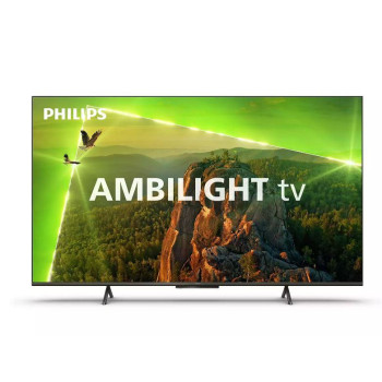 TV Set PHILIPS 50" 4K/Smart 3840x2160 Wireless LAN Bluetooth Chrome 50PUS8118/12
