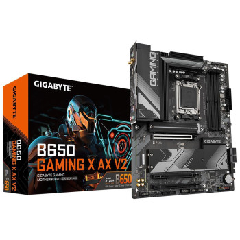 Mainboard GIGABYTE AMD B650 SAM5 ATX Memory DDR5 Memory slots 4 1xPCI-Express 16x 1xPCI-Express 3.0 1x 3xM.2 1xHDMI 1xDisplayPort 3xUSB 2.0 4xUSB 3.2 1xUSB-C 1xPS/2 1xRJ45 3xAudio port B650GAMINGXAXV21.1