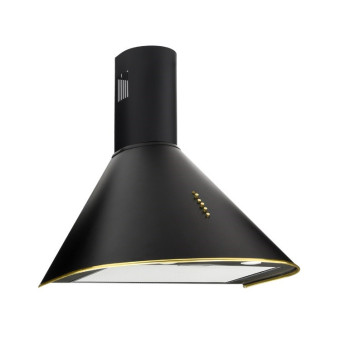 Chimney Hood Akpo WK-4 Dandys GOLD 60 cm 450 m3/h, Black