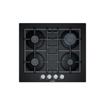 Bosch Serie 4 PNP6B6B90 hob Black Built-in 60 cm Gas 4 zone(s)