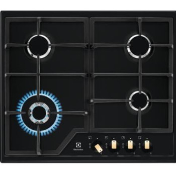 Electrolux EGS6436RK Black Built-in Gas 4 zone(s)