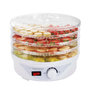 Esperanza EKD003 Food dehydrator,Transparent,White 250 W