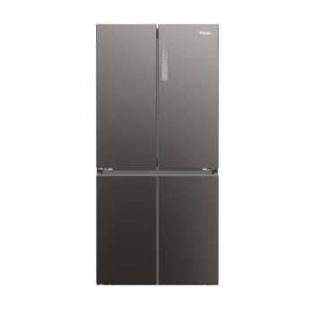 Haier HCR3818ENMD side-by-side refrigerator Freestanding 467 L E Grey