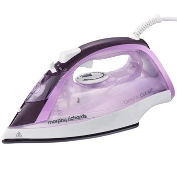 Morphy Richards 300301 iron Steam iron Ceramic soleplate 2400 W Violet, White