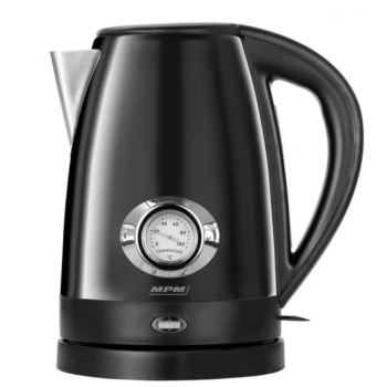 MPM Cordless kettle MCZ-108/C black 1,7 L