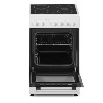 Electric cooker with vitroceramic hob MPM-53-KEC-37 Black and white