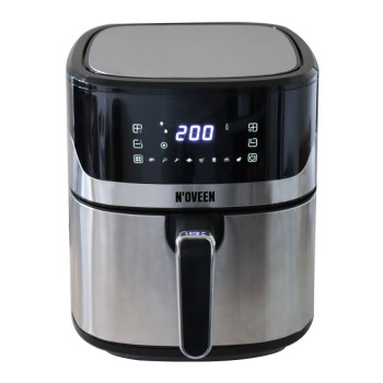 Hot air fryer NOVEEN AF550 6.5 l 1600 W Black, Silver