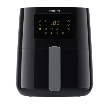 Philips Essential HD9252/70 fryer Single 4.1 L Stand-alone 1400 W Hot air fryer Black, Silver