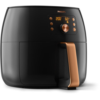 Philips HD9867/90 fryer Single 2200 W Hot air fryer Black, Copper