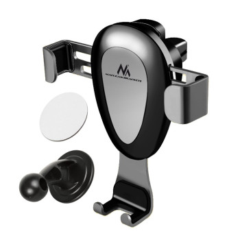 Maclean car phone holder, universal, for the ventilation grille, gravity, max. center distance 90mm, MC-324
