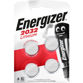 ENERGIZER BATTERIES SPECIALTY CR2032 3V  4 PIECES