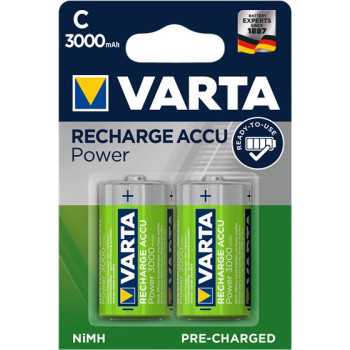 VARTA HR14 C Recharge Accu Power 3000 mAh 56714 Rechargeable batteries 2 pc(s) Green