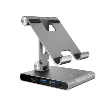 j5create JTS224 Multi-Angle Stand with Docking Station for iPad Pro®