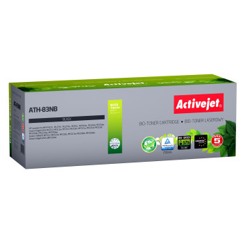 BIO Activejet ATH-83NB toner for HP, Canon printers, Replacement HP 83A CF283A, Canon CRG-737; Supreme; 1500 pages; black. ECO Toner.