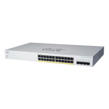 Cisco CBS220-24P-4X Managed L2 Gigabit Ethernet (10/100/1000) Power over Ethernet (PoE) White