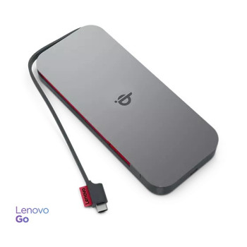 Lenovo GO Lithium Polymer (LiPo) 10000 mAh Wireless charging Grey
