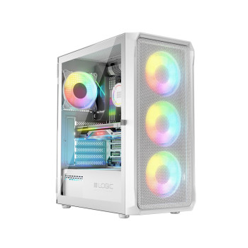 Logic PORTOS ARGB MINIDI USB 3.0 Case White