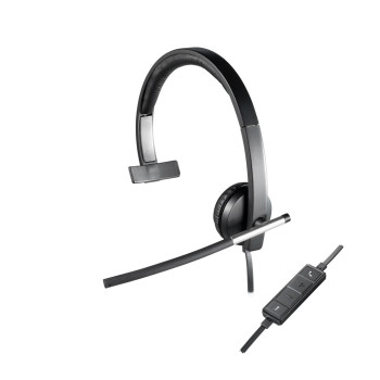 Logitech USB Headset Mono H650e Head-band Black, Grey
