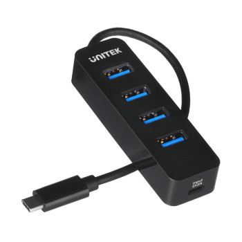 UNITEK HUB USB-C 4XUSB-A 3.1, ACTIVE, 10 WATT,H1117B
