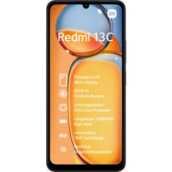 Xiaomi Redmi 13C 4/128GB Midnight Black