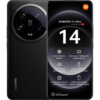Xiaomi 14 Ultra 17,1 cm (6.73") Dual SIM 5G USB Type-C 16 GB 512 GB 5000 mAh Black