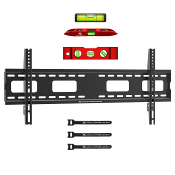 Maclean TV MC-420 Wall Mount Bracket 43"-120" VESA 800x400 120kg Universal Adjustable Spirit Level Accessories Flat Heavy Duty