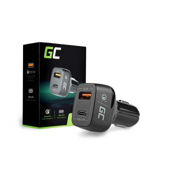 Green Cell CAD33 mobile device charger Black Indoor