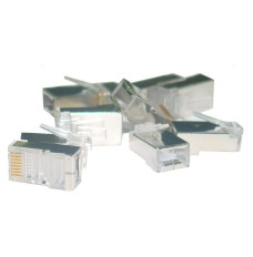 Shielded RJ45 Cat6, universal solid / stranded 8P8C 100p