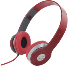 HEADPHONES AUDIO STEREO EH145R TECHNO RED