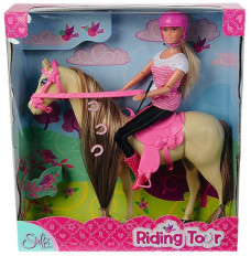 STEFFI Doll dressed as a jockey on a horse