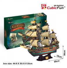 PUZZLE 3D Sailing ship The Spanish ArmadaSan Felipe