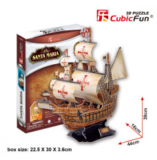 PUZZLE 3D sailing ship Santa Maria