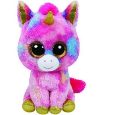 Plush toy TY Beanie Boos Fantasia - multicolor unicorn 15 cm