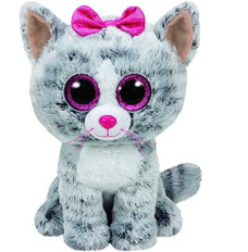 Plush toy TY Beanie Boos Kiki - Cat, 24 cm