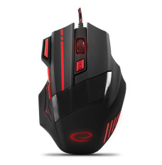 MOUSE WIRE FOR PLAYERS 7D Optical USB MX201 WOLF RED