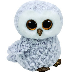 Plush toy TY Beanie Boos Owlette - white owl, 24 cm