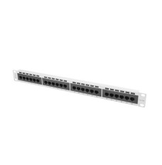 Patch Panel 24 Port 1U Cat.5E gray