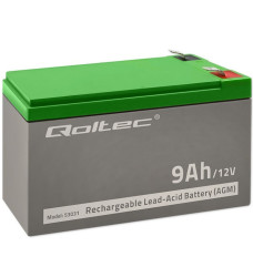 Gel battery | 12V | 9Ah | Max.90A | AGM