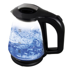 Glass kettle MISSOURI 1.7L black