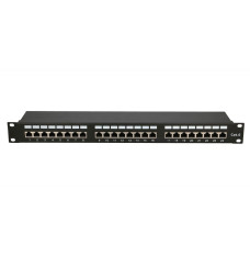 Patchpanel 24 ports CAT6 STP V2