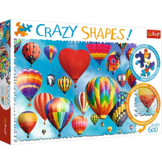 Puzzles 600 elements Crazy Shapes - Colorful balloons