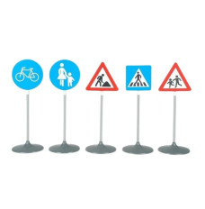 Large road signs, 5 pieces