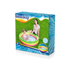 Inflatable pool Three colours 102 x 25 cm