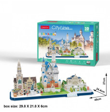 Puzzle 3D City Line Bavaria