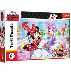 Puzzle 160 elements - Disney Minnie, Day with friends